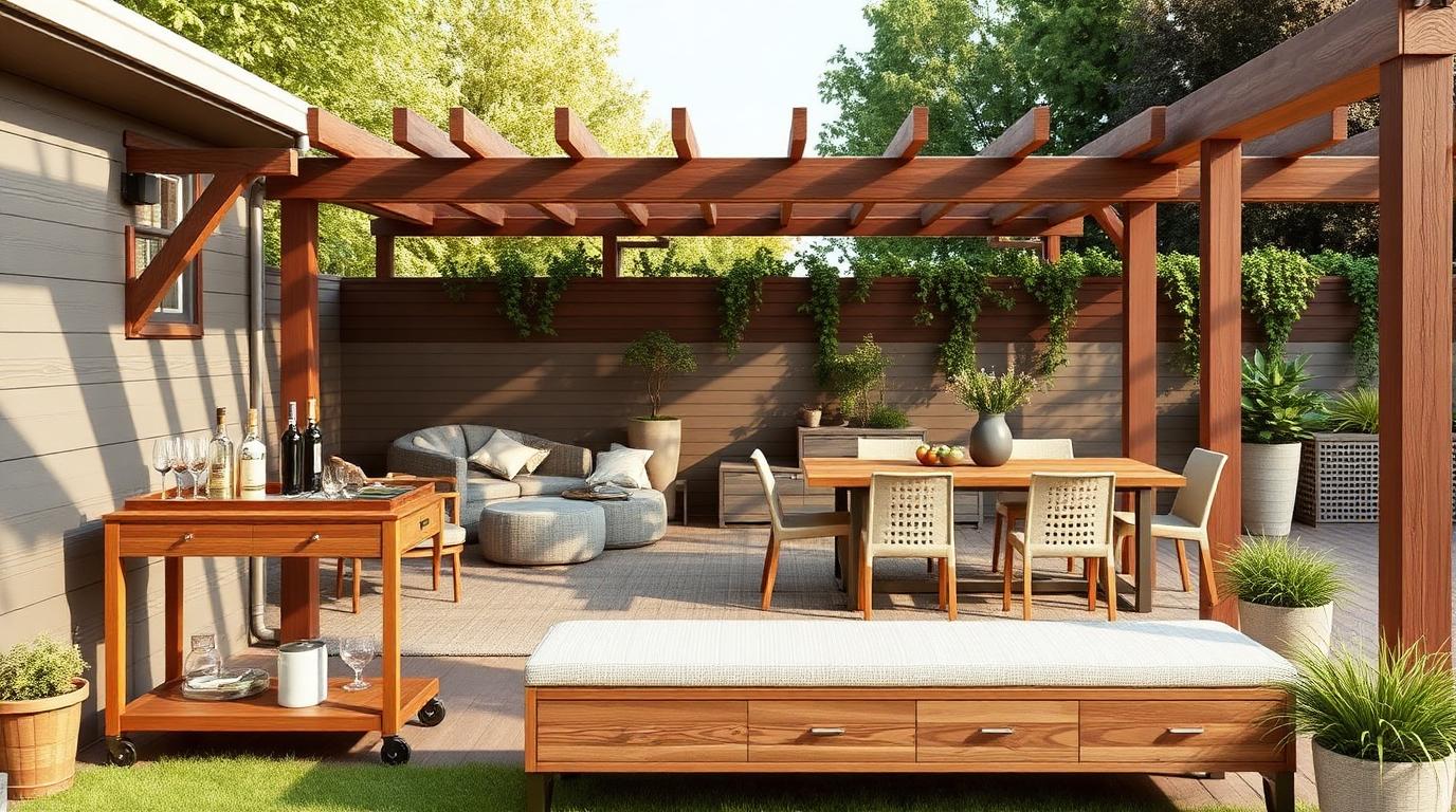 Fc 19 Outdoor Furniture design concept visualisation photo modern home and garden. Images and Photos created by www.house-and-garden-designs.com