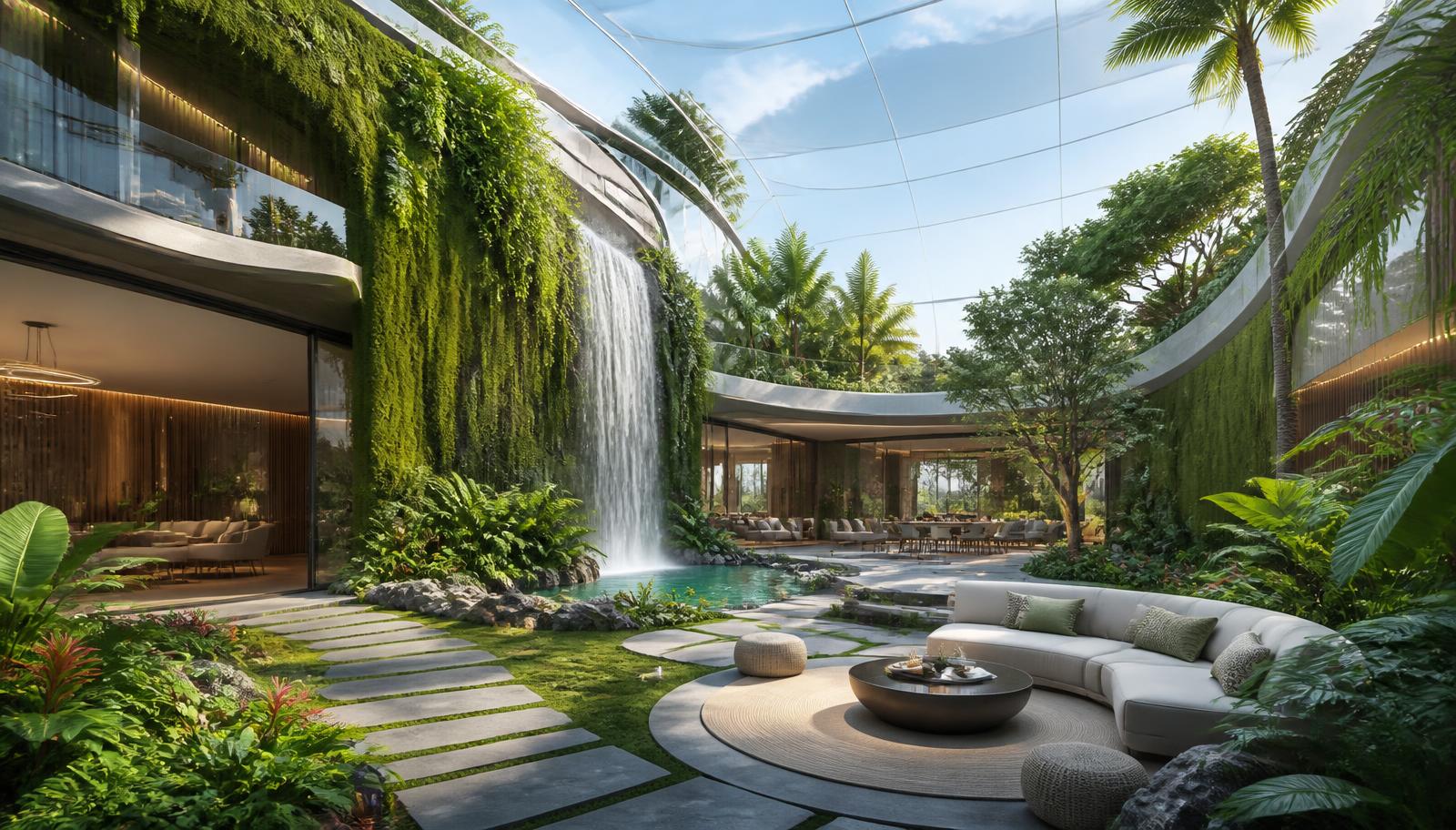 Fg 23 Future Garden Designs design concept visualisation photo modern home and. Images and Photos created by www.house-and-garden-designs.com