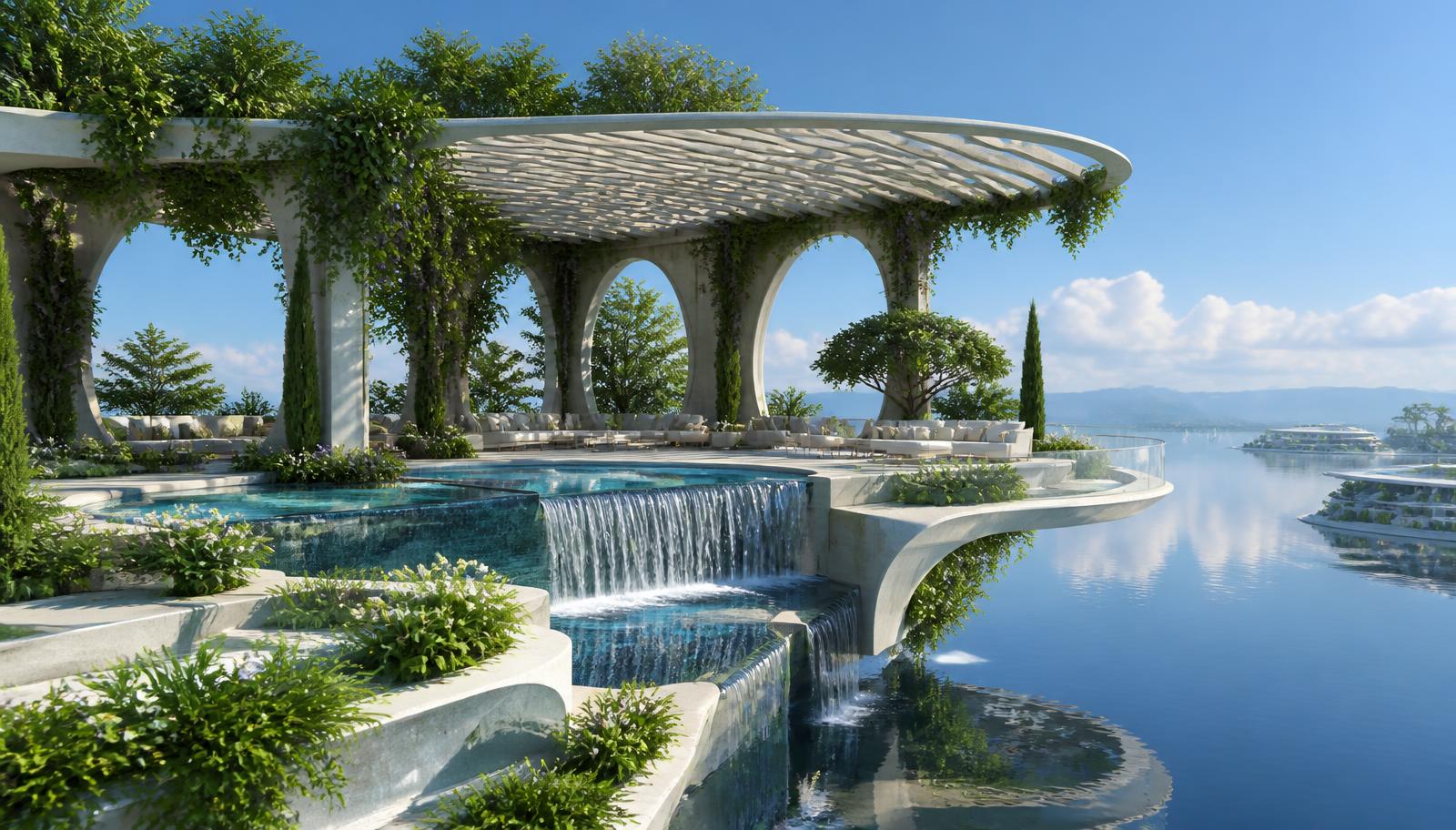 Fg 24 Future Garden Designs design concept visualisation photo modern home and. Images and Photos created by www.house-and-garden-designs.com