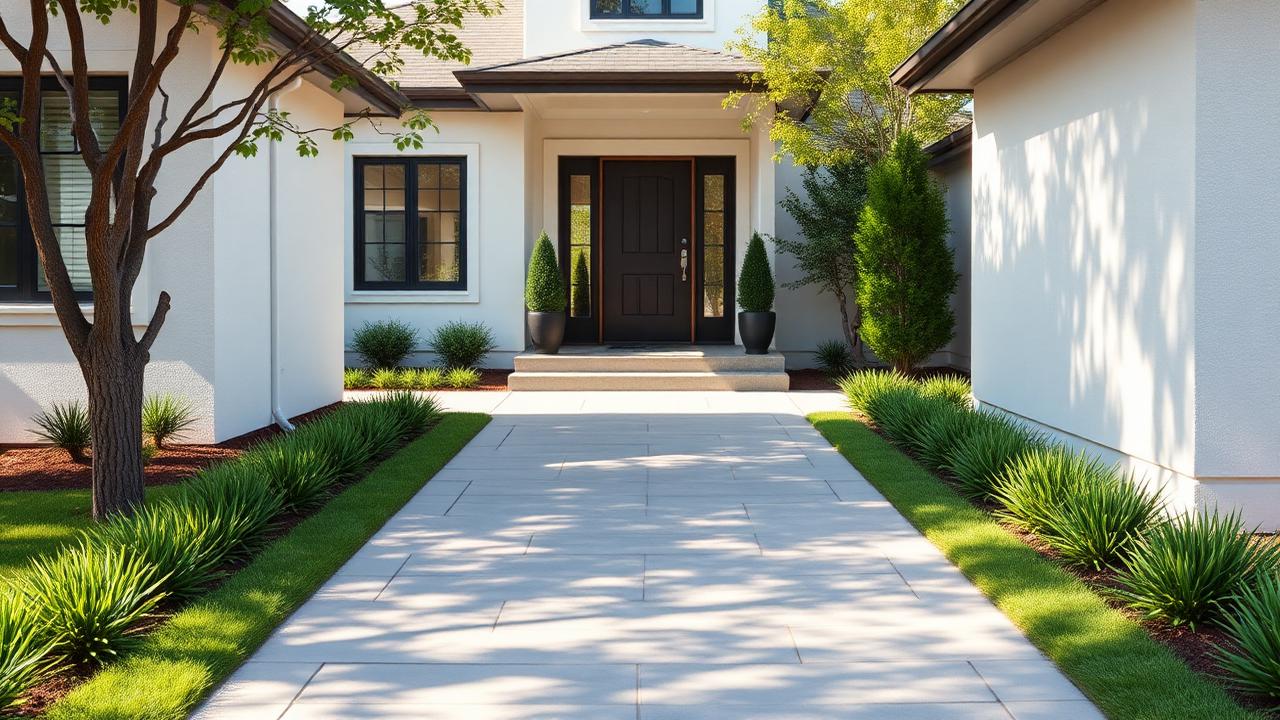 Front Arrival Home Designs design concept visualisation photo modern home and garden. Images and Photos created by www.house-and-garden-designs.com
