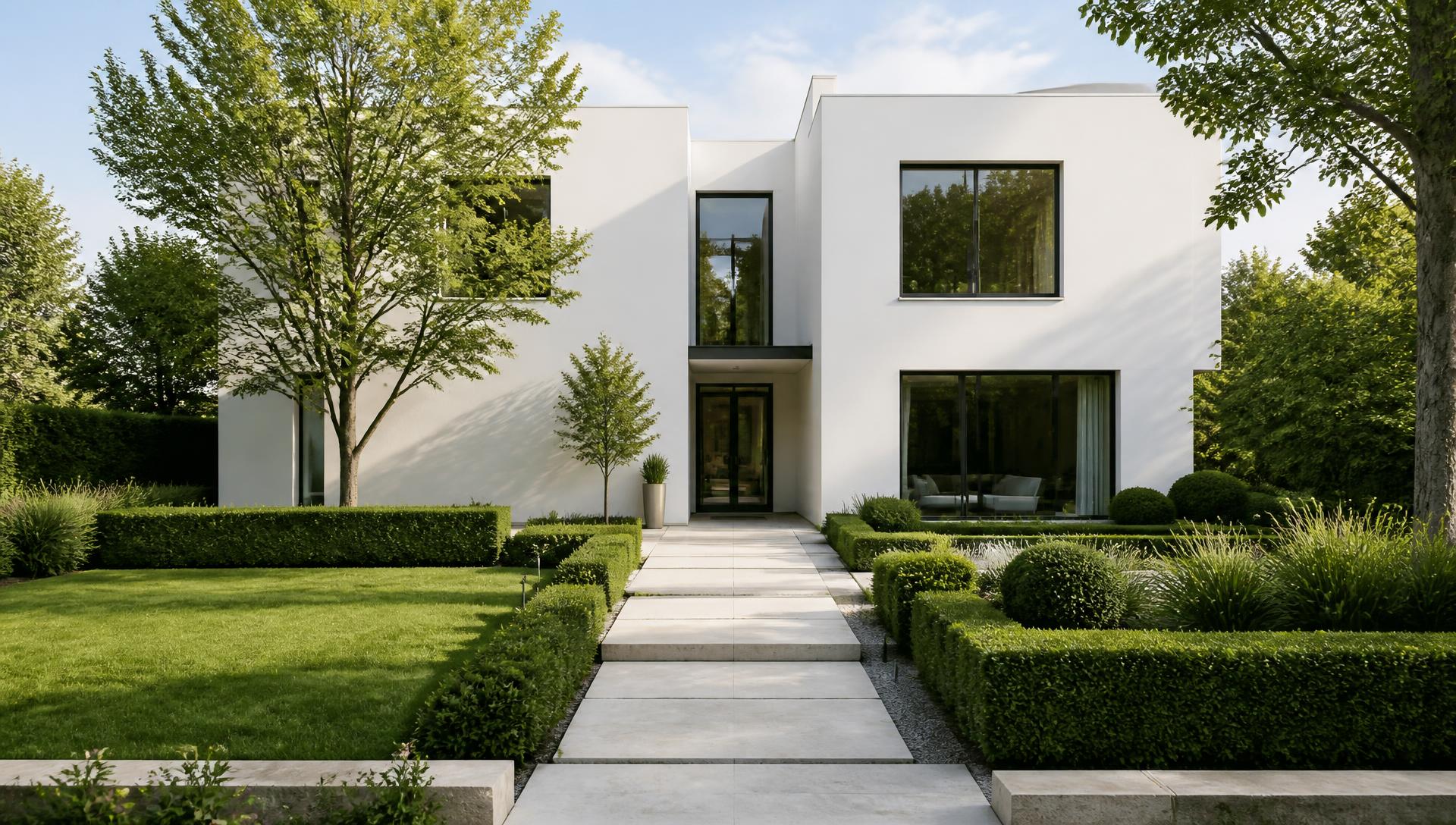 G1 Forward Garden Designs design concept visualisation photo modern home and garden. Images and Photos created by www.house-and-garden-designs.com