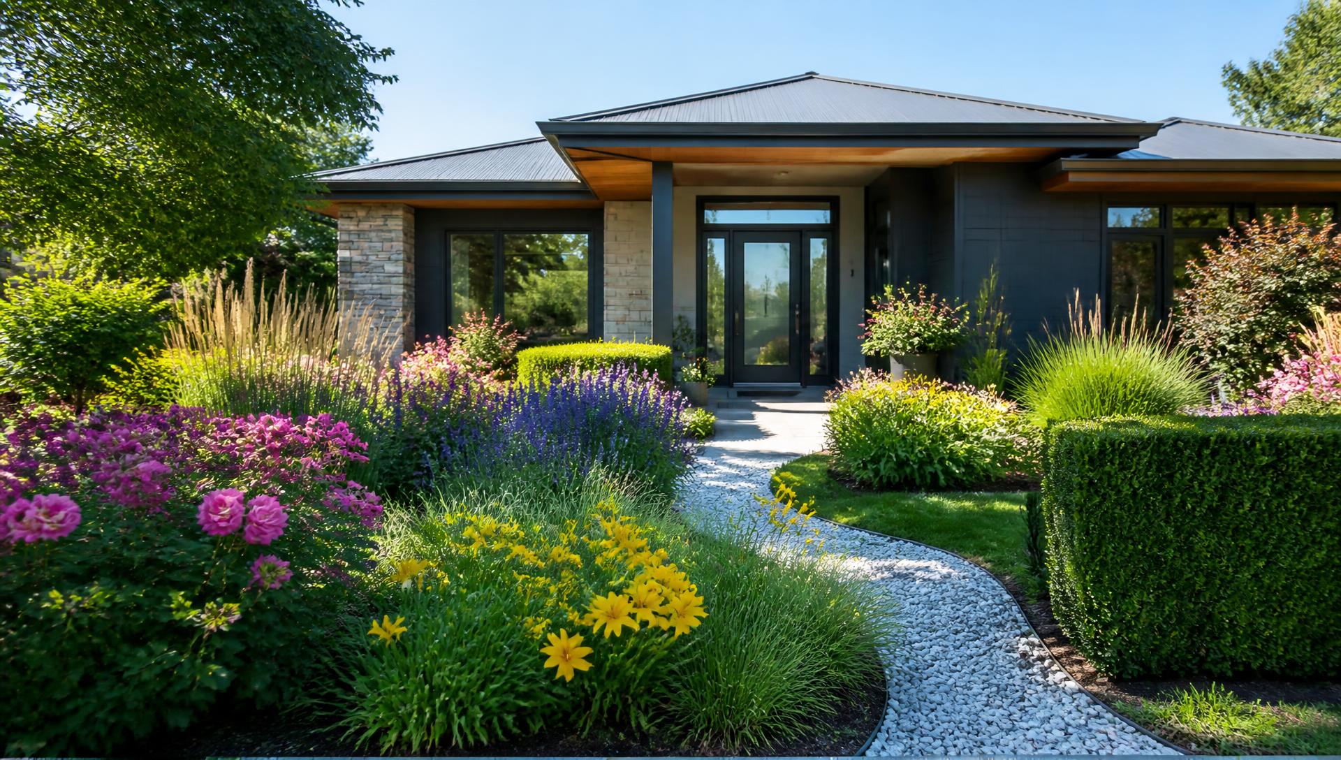 G2 Forward Garden Designs design concept visualisation photo modern home and garden. Images and Photos created by www.house-and-garden-designs.com