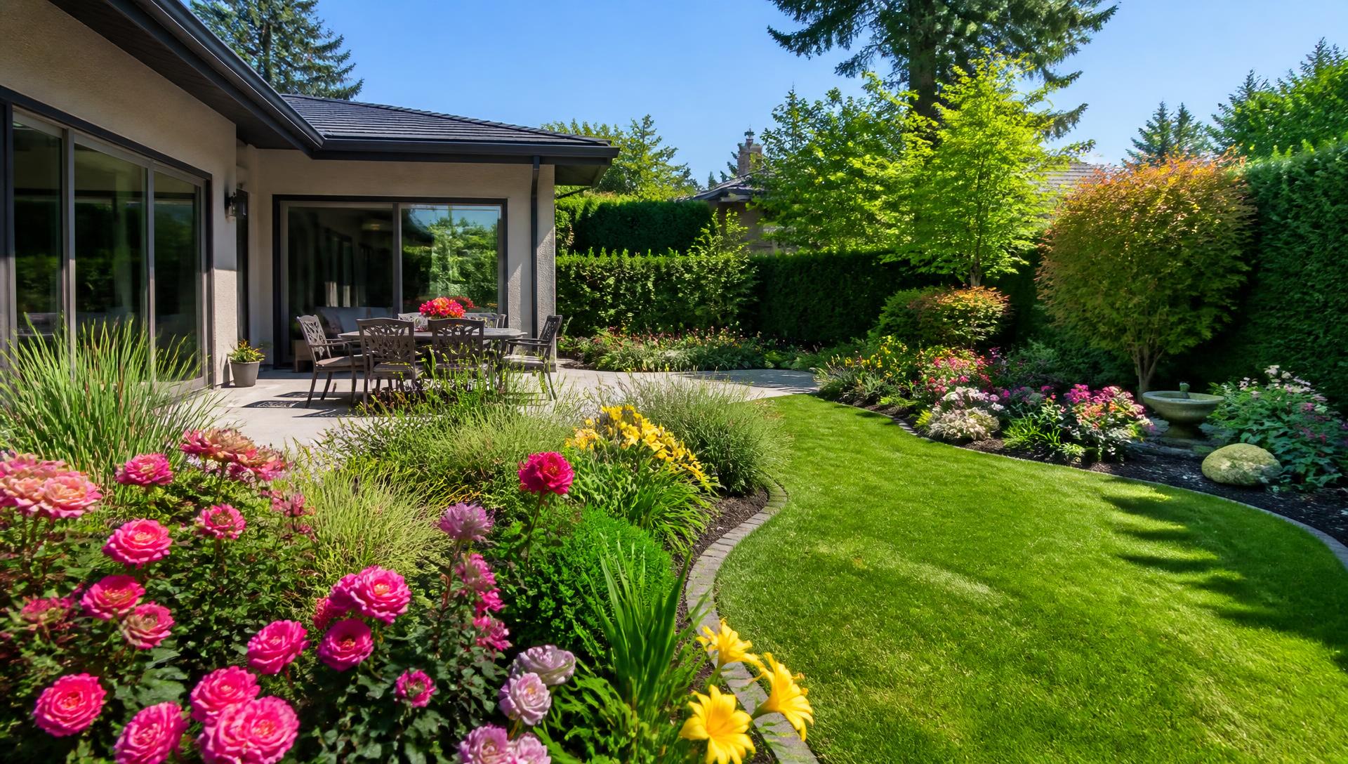 G2 Rear Garden Designs design concept visualisation photo modern home and garden. Images and Photos created by www.house-and-garden-designs.com