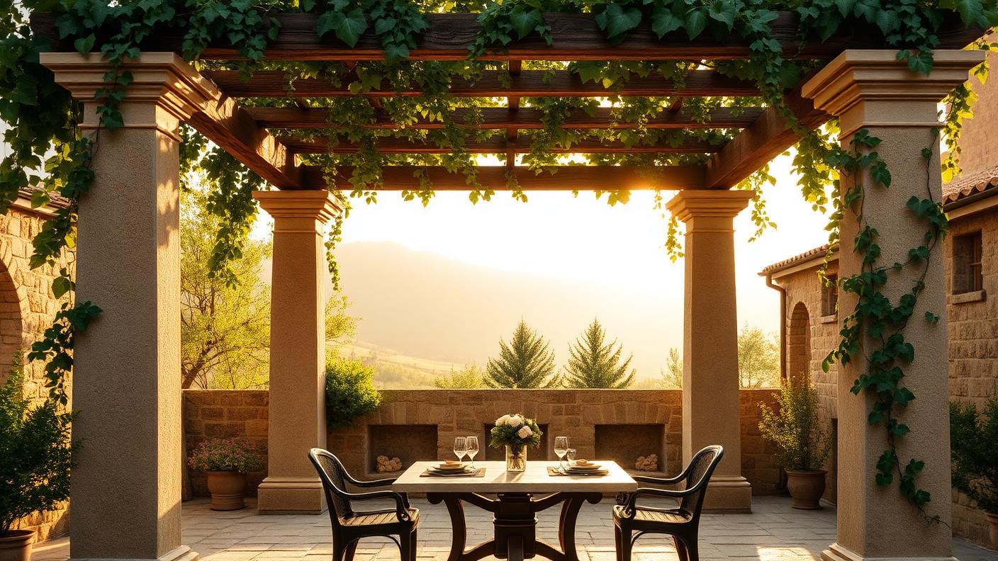 Gc 10 Pergola Designs design concept visualisation photo modern home and garden. Images and Photos created by www.house-and-garden-designs.com