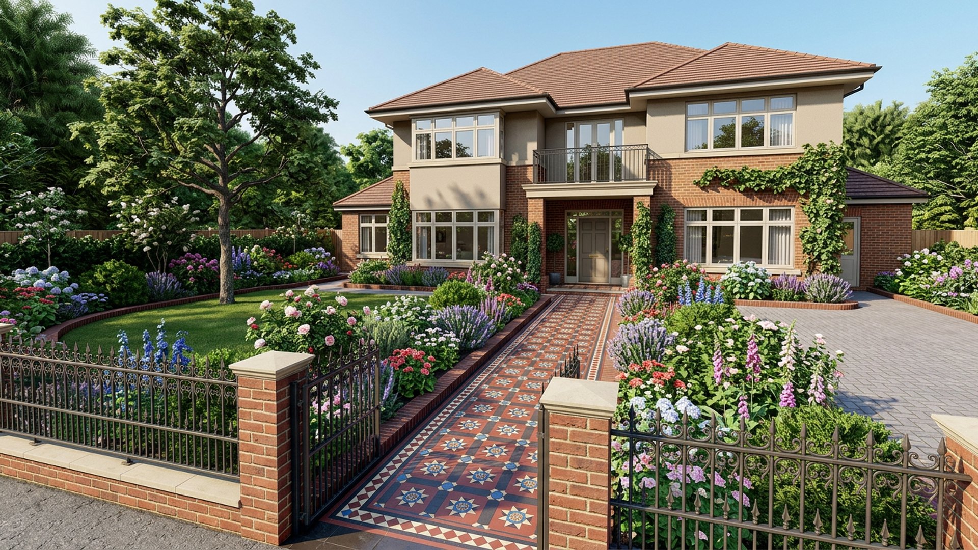 Heritage Restoration front yard landscaping concept — Forward Looking
