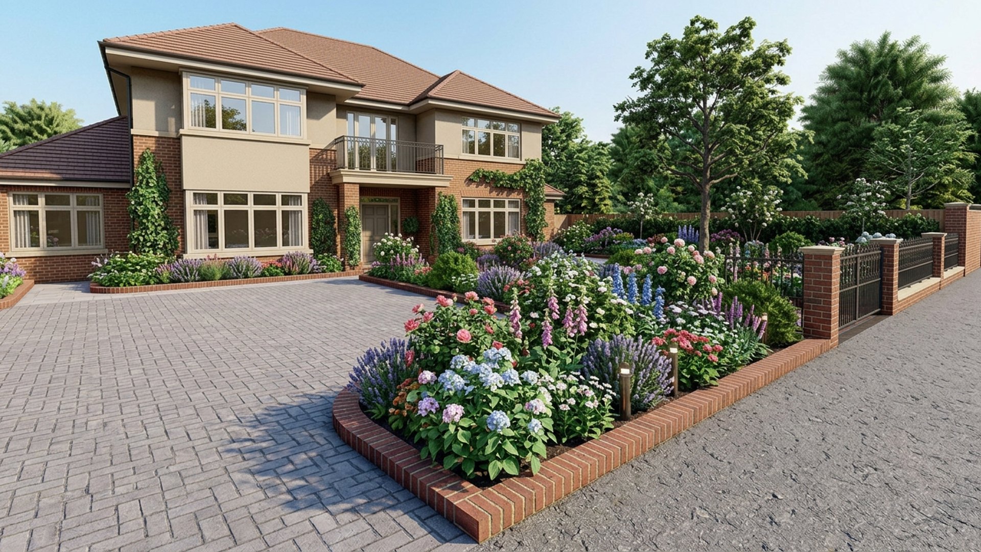 Heritage Home Designs design concept visualisation photo modern home and garden landscaping. Images and Photos created by www.house-and-garden-designs.com
