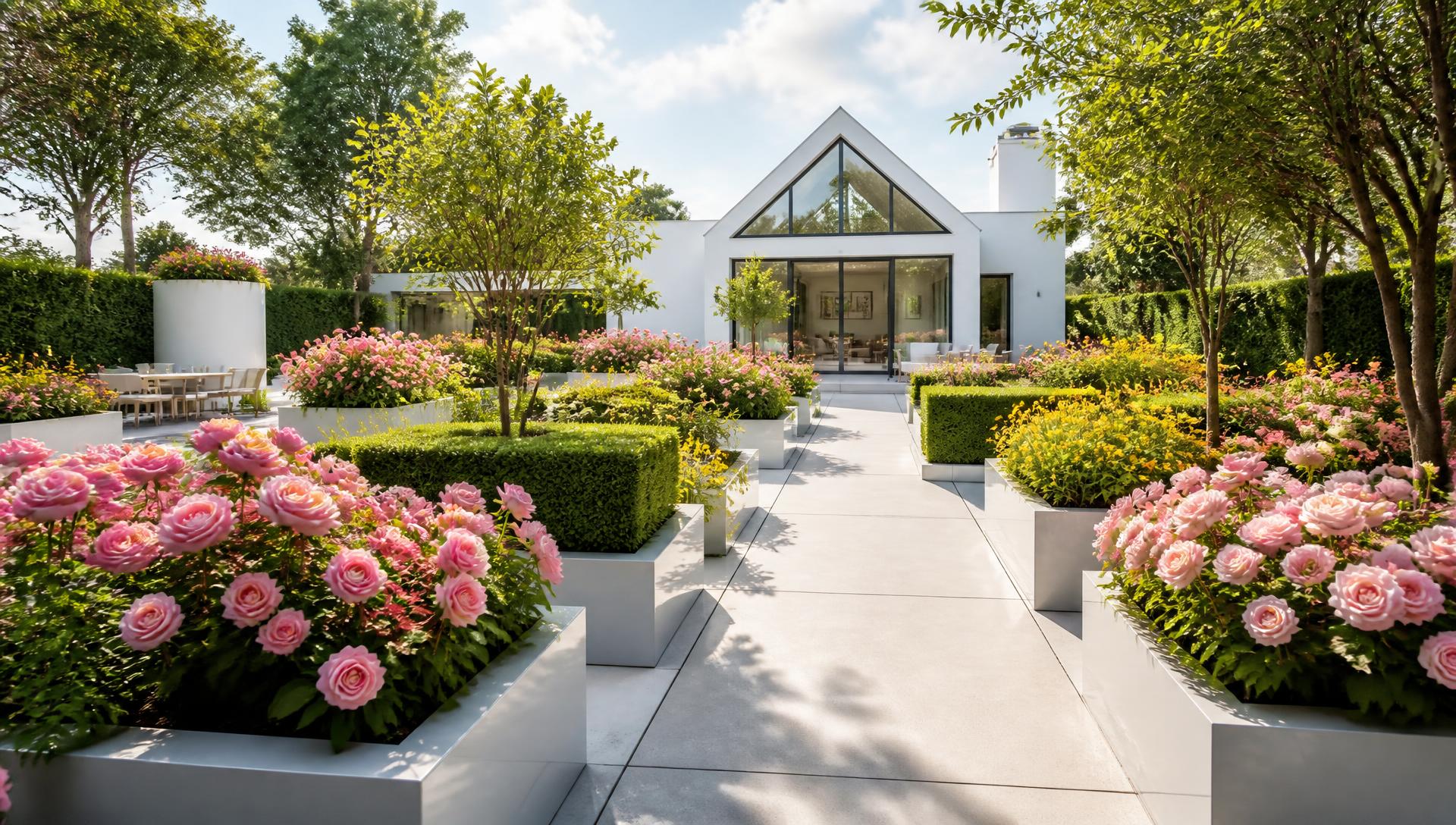 Hero Garden Designs design concept visualisation photo modern home and garden landscaping. Images and Photos created by www.house-and-garden-designs.com