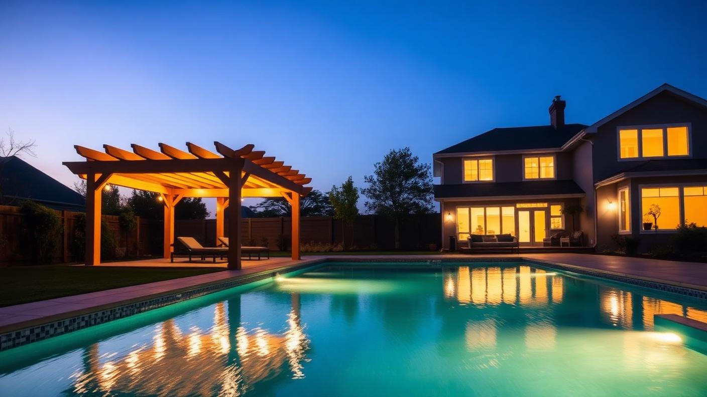 P4 Right Pool Designs design concept visualisation photo modern home and garden. Images and Photos created by www.house-and-garden-designs.com