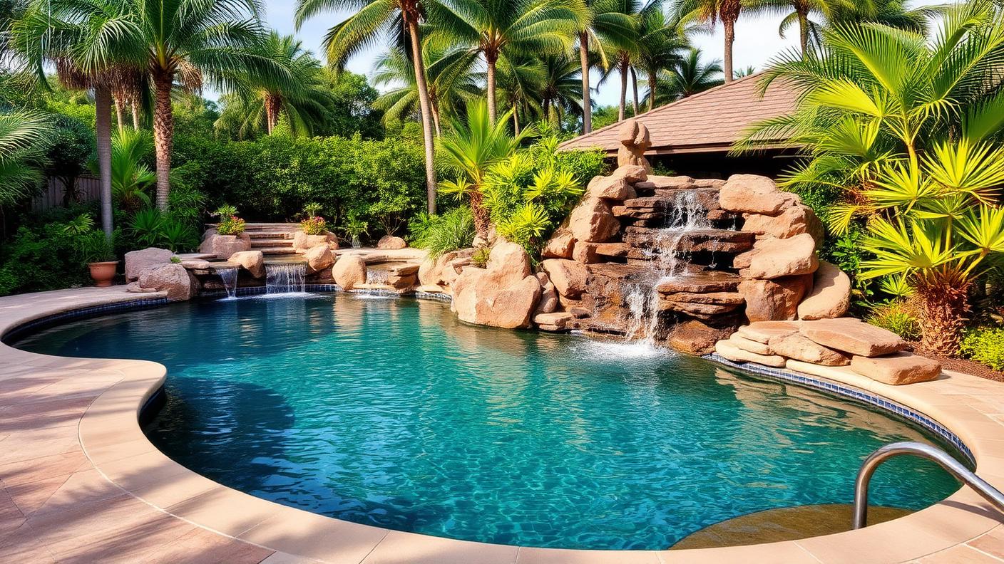 Pc 02 Pool Designs design concept visualisation photo modern home and garden. Images and Photos created by www.house-and-garden-designs.com
