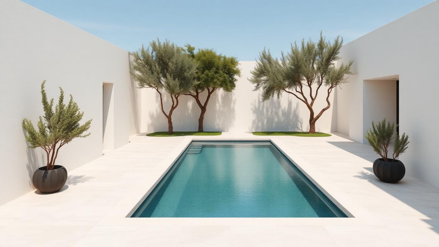 Pc 07 Pool Designs design concept visualisation photo modern home and garden. Images and Photos created by www.house-and-garden-designs.com