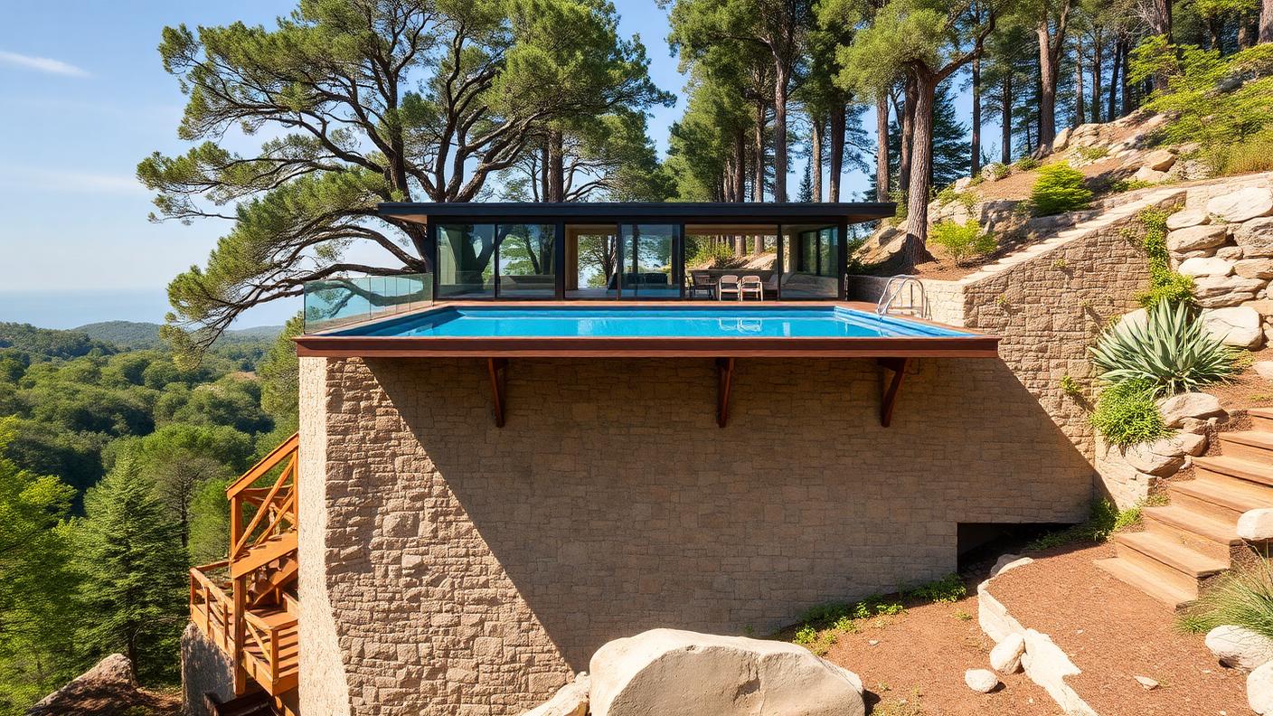 Pc 20 Pool Designs design concept visualisation photo modern home and garden. Images and Photos created by www.house-and-garden-designs.com