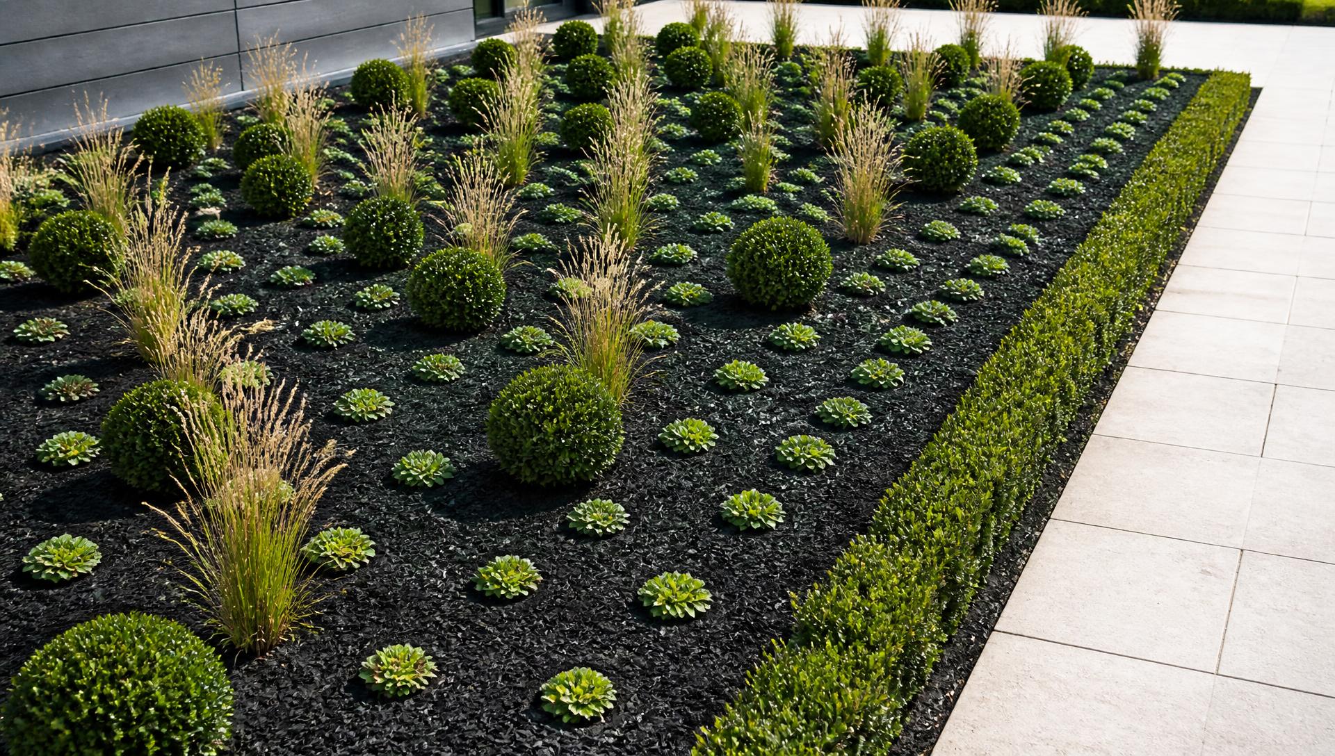 Spacing Garden Designs design concept visualisation photo modern home and garden landscaping. Images and Photos created by www.house-and-garden-designs.com