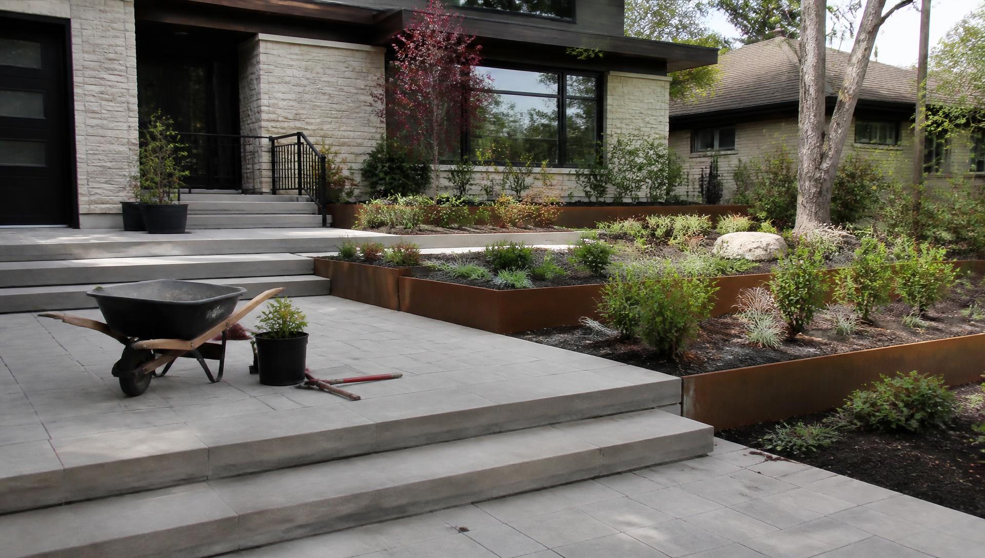 Staging Home Designs design concept visualisation photo modern home and garden landscaping. Images and Photos created by www.house-and-garden-designs.com