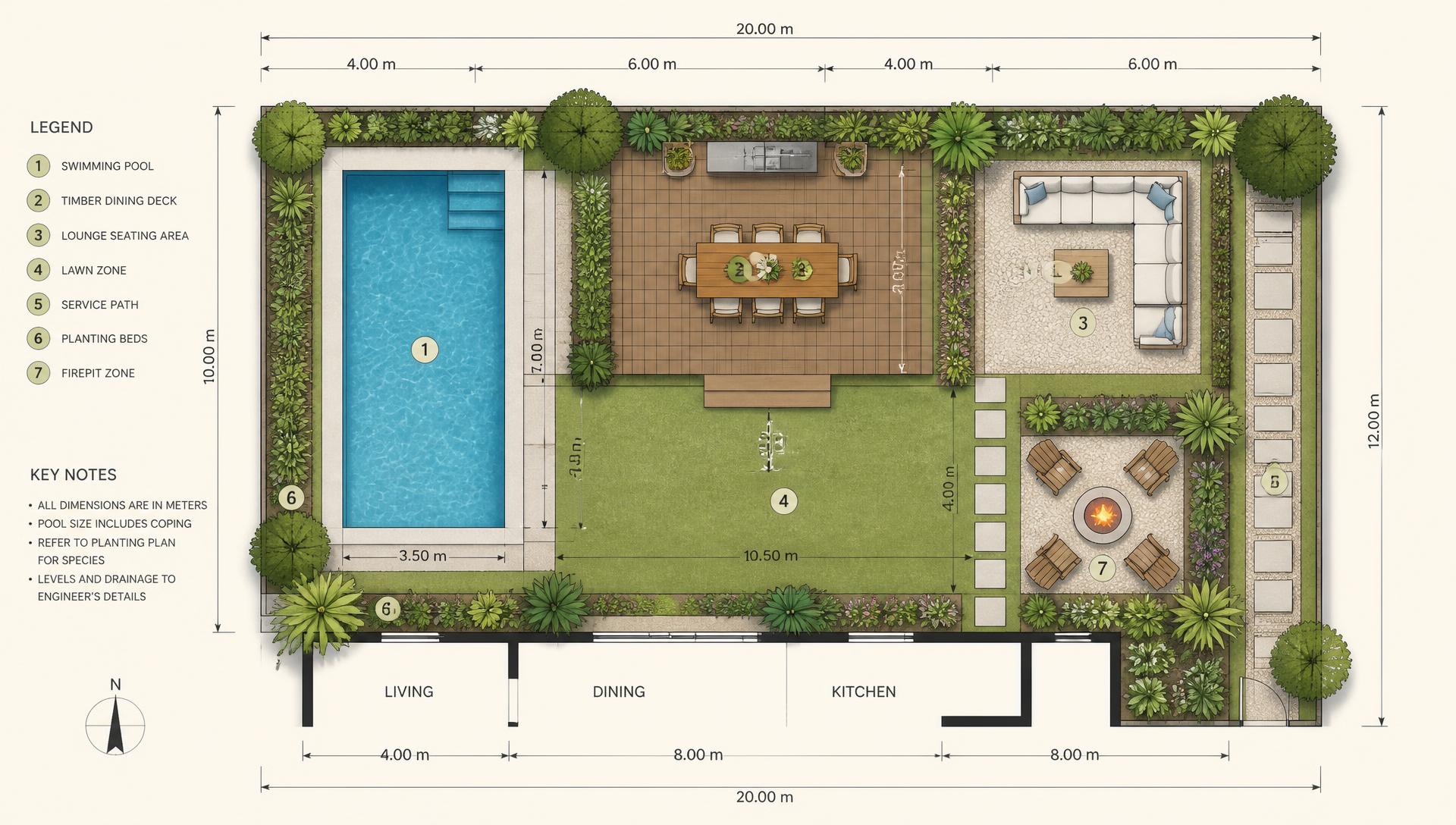 Zoning Plan Home Designs design concept visualisation photo modern home and garden. Images and Photos created by www.house-and-garden-designs.com